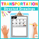 Transportation Directed Drawings For Preschool, PreK and K