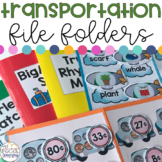 Transportation File Folders for Special Education