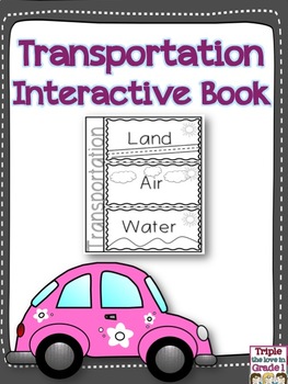 Preview of Transportation Interactive Booklet