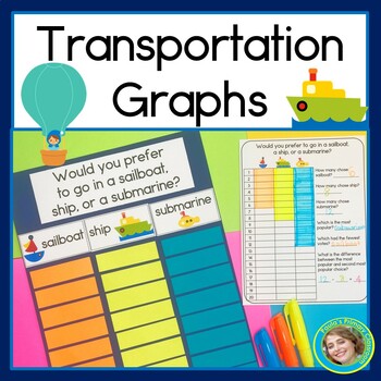 Preview of Transportation Graphing | Making and Interpreting Picture and Bar Graphs