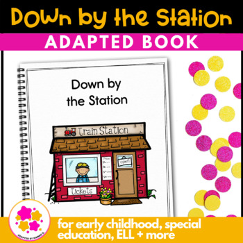 Preview of Transportation Preschool Adapted Book Special Education Vehicle Adaptive Book