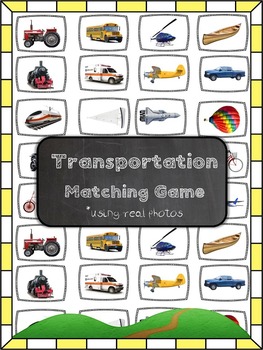 Preview of Transportation Matching Game