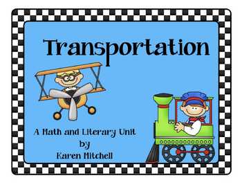 Preview of Transportation Math and Literacy Activities
