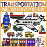 Transportation Math Phonics Letters and Literacy Center Ac