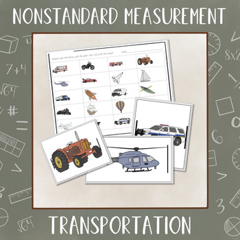 Preview of Transportation Measurement / Non-Standard Units / Addition / Subtraction