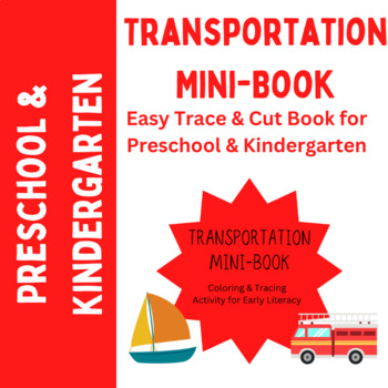 Preview of Transportation Mini-Book for Preschool & Kindergarten