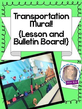 Preview of Transportation Mural! {Create and Sort Vehicles!}