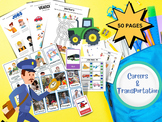 Transportation/Careers  Pre-K- K (Printable) Flashcards & 