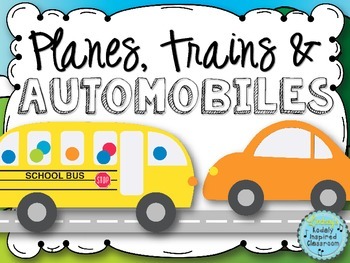 Preview of Transportation Posters {Planes, Trains, and Automobiles}