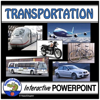 Preview of Transportation PowerPoint - Ways to Go