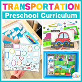 Transportation Preschool Activities Weekly Curriculum