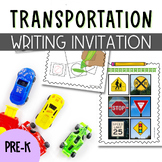 Transportation Preschool Writing Invitations for the Writi