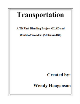 Preview of Transportation Project GLAD Unit