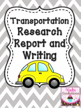 Preview of Transportation Research Report and Writing