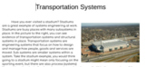 Transportation Systems Article