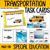 Transportation Task Cards Special Education