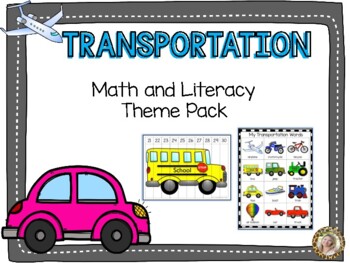Preview of Transportation Math and Literacy Activities for Special Education