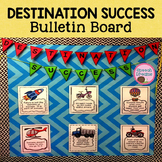 Transportation Themed Bulletin Board using Positive Quotes