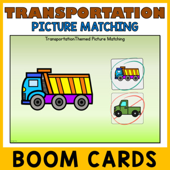 Preview of Transportation Themed Picture Matching