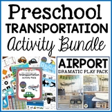 Preschool Transportation Theme Dramatic Play Activity Bundle