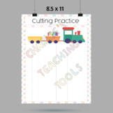 Transportation Train Cutting Practice Sheet