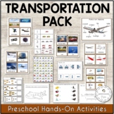 Transportation Unit Montessori Printable Activities