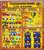 Transportation Value Bundle Clip art Set
