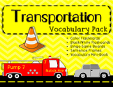 Transportation Vehicles Cars and trucks Flashcards and Voc