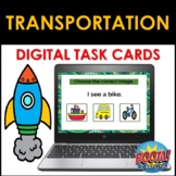 Transportation Vocabulary (Means of Transportation) BOOM CARDS