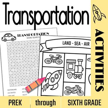 Preview of Transportation Week Activities for School Libraries