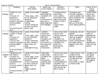 Transportation Lesson Plans By Love My Products Tpt