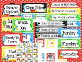 Transportation themed Printable Classroom Accessories and 