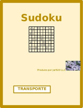Preview of Transporte (Transportation in Portuguese) Sudoku
