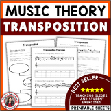 Music Worksheets - Music Transposition Explained