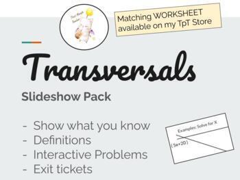 Preview of Transversals- Slides 