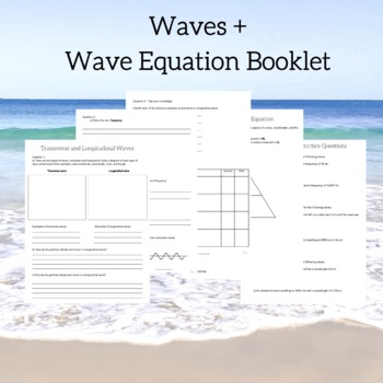 Preview of Transverse and Longitudinal Waves Booklet