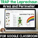 Trap the Leprechaun St. Patrick's Day Math Area and Perime