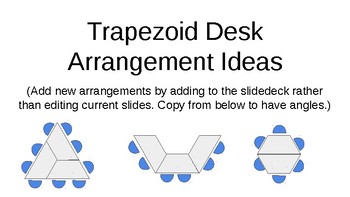 Preview of Trapezoid Desk Arrangement Ideas and Inspiration