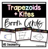 Trapezoids and Kites - Geometry Boom Cards