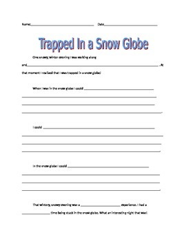 Preview of Trapped in a Snow Globe
