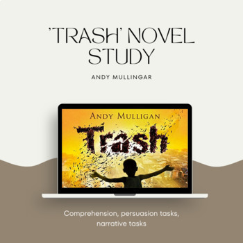 Preview of Trash (By Andy Mulligan) Novel Study Student Workbook