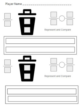 Preview of Trash Can Fractions