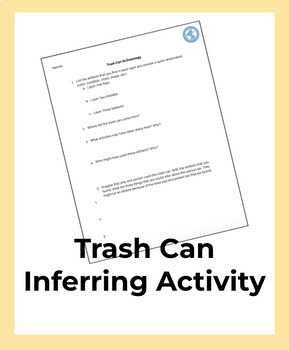 Preview of Trash Can Inferring Activity