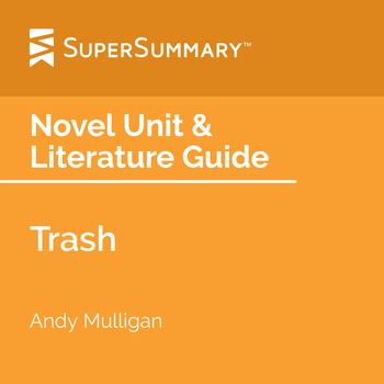 Preview of Trash Novel Unit & Literature Guide