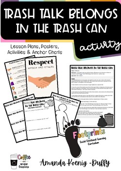 Trash Talk Belongs in the Trash Can Social Emotional Learning Activity