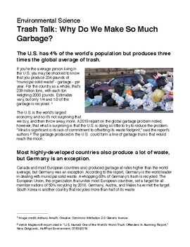 Preview of Trash Talk: Why Do We Make So Much Garbage?