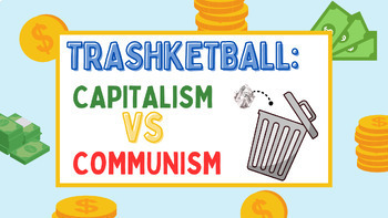 Preview of Trashketball: Communism VS Capitalism Introduction/Review/Activity