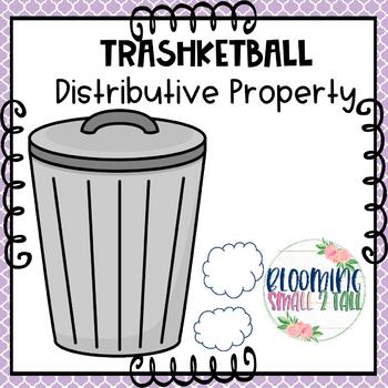 Preview of Distributive Property Math Games: Trashketball for Learning and Fun