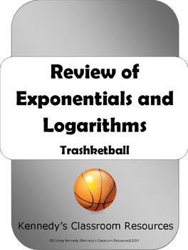 Preview of Trashketball: Exponential and Logarithm Review