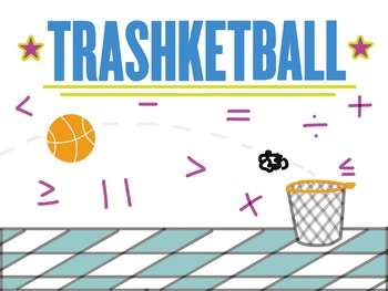 Preview of Trashketball - Final Review for 7th Grade Math